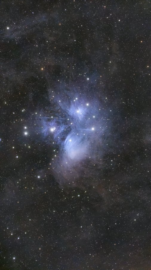 M45 · Pleiades, Dark Sky Hosting, La Palma