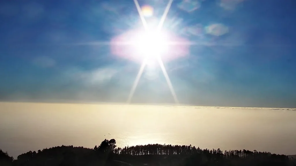 Sea of clouds below the Dark Sky Hosting observatory, La Palma